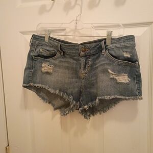 Guess Blue Jean Cutoff Shorts